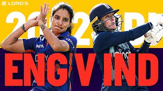 Controversial Finish In Thriller 👀 | Classic ODI | England v India 2022 IN FULL | Lord's