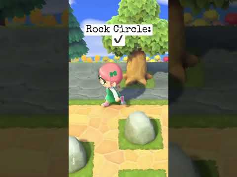 Rock Circle Finally done! #animalcrossingnewhorizons #acnh #acnhbuilds #acnhdesigns