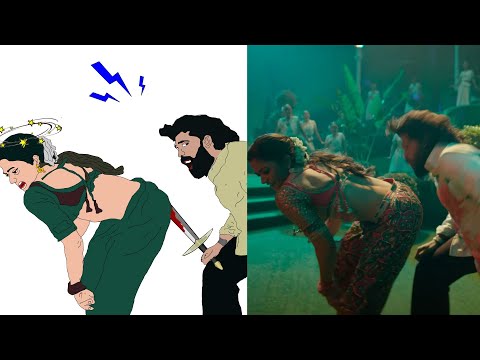 Peelings Full Video Song Drawing Meme | Pushpa 2 | Allu Arjun | Rashmika Mandanna | Funny video