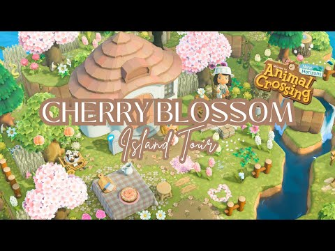 Cherry Blossom Season // Animal Crossing New Horizons Island Tour