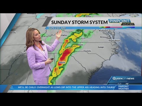 Tracking weekend heavy rain, storms across the Charlotte area