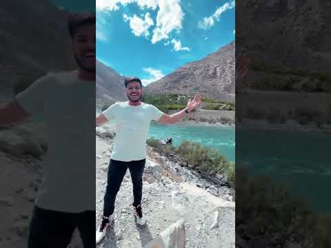 Indian backpacker as Anmol Jaiswal New Reel 😍 in Ladakh 🔥😍#shorts