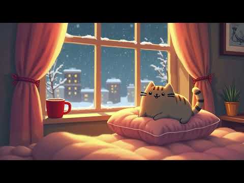 Pusheen’s Cozy Study Room 📚 Lofi Music to Stay Calm and Focused