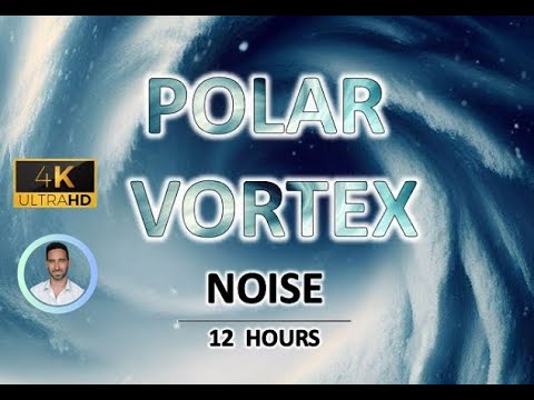 Polar Vortex Noise | Icy Howls/Winter Blizzard | 12 Hours | for Deep Sleep and Tinnitus Relief