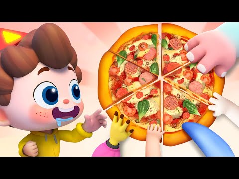 Sharing is Caring | Can You Share the Pizza? | Educational | Nursery Rhymes & Kids Songs | BabyBus