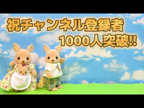 【ｼﾙﾊﾞﾆｱﾌｧﾐﾘｰ】みんなのおかげで登録者１０００人突破！！今後の活動について