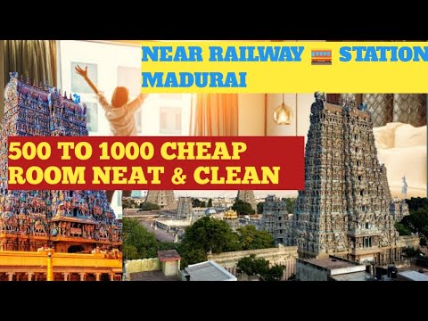 500 to 1000 l Hotel In Madurai Near Meenakshi Temple | Madurai Cheapest Stay Near Railway Station