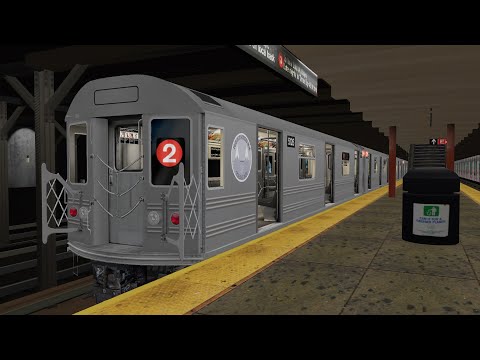 OpenBVE Virtual Railfanning Minis: NCC-5 2 Train at 72nd Street