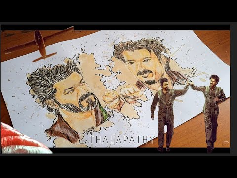 The greatest of all time Thalapathy 68 Drawing /Thewallofart