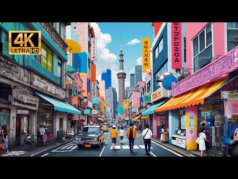 4K Cities of Asia: Tokyo, Seoul, Bangkok, Shanghai, Hanoi Walking Tour | 4K HDR 60fps