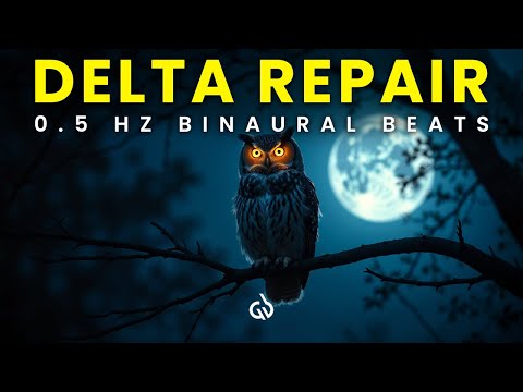 Deep Delta Repair: 0.5 Hz Binaural Beats, Rapid Sleep Recovery & Healing, Good Vibes Binaural Beats