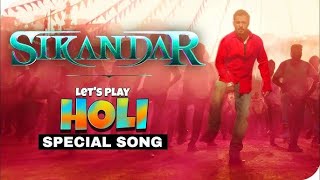 Latest Holi song | Sikander film | Salman khan | uatkarsh sharma | rasmika mandana | suno ai |