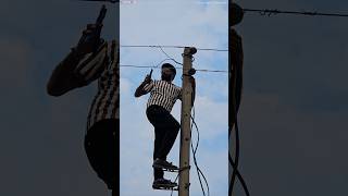 Electrical Lineman Work On High voltage power line || #electrical #lineman #ytshorts