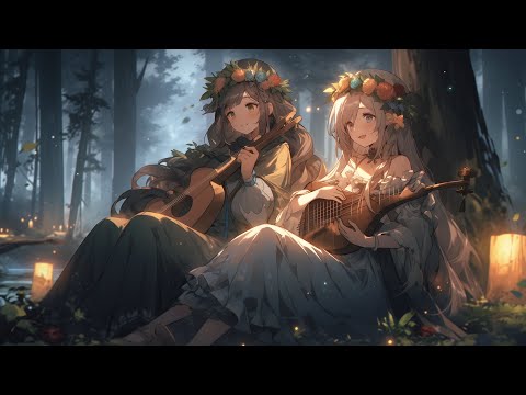 Medieval Tavern Music + Rain Sounds - Relaxing Celtic Music, Fantasy Tavern Ambience, Sleep Music