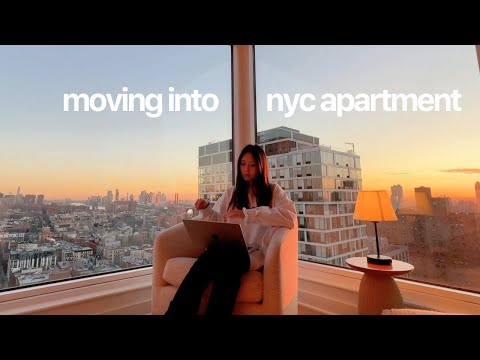 NYC vlog | first day moving in, apartment tour, productive days in the city, nyfw events, Soho