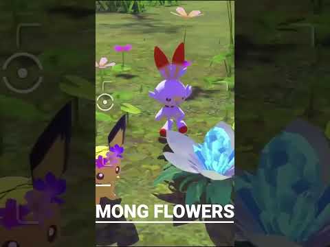 100% COMPLETED REQUEST Three Friends Among Flowers SCORBUNNY New Pokemon Snap Funny Moments #shorts