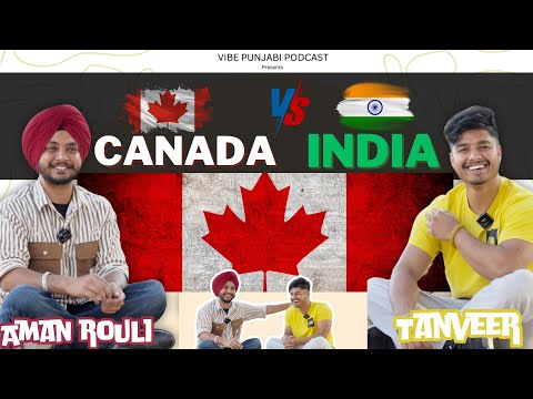 Canada VS India II FUN PODCAST II New Punjabi Podcast 2024