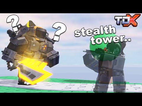 NEW TDX Ghost Tower.. makes bosses dumb | ROBLOX