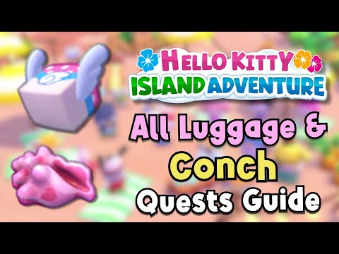 DO THIS for Bonus Friendship! Conch Shells & Lost Luggage Quests in Hello Kitty Island Adventure!