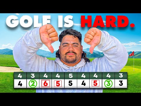 Tournament golf is hard…