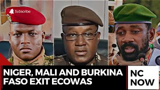 Niger, Mali and Burkina Faso Exit ECOWAS