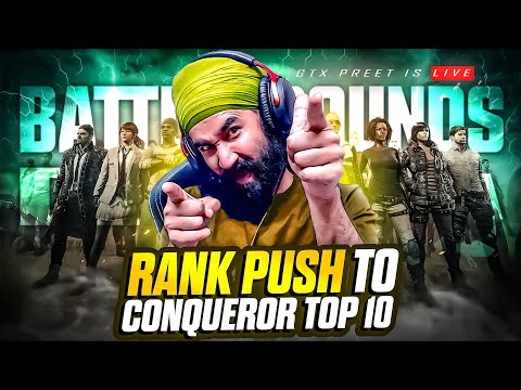 RANK PUSH PUBG CONQUEROR #bgmi #shortslive