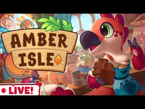 Is this New & Adorable Shopkeeping Game Any Good?! First Look at Amber Isle!