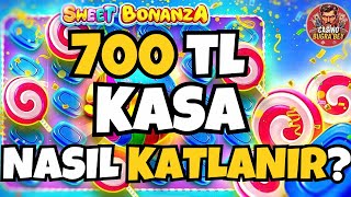 SWEET BONANZA 🍭 SLOT OYUNLARI 🍭 700 TL KASA NASIL KATLANIR? | TAKTİKLERİMİ PAYLAŞTIM! | BİG WİN!