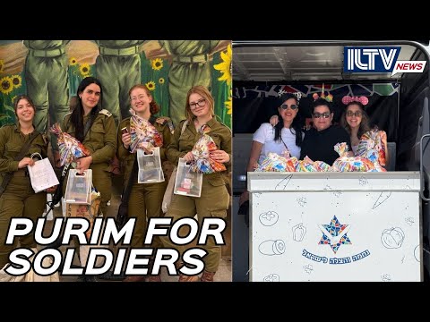 Bringing Purim Joy to Israeli Soldiers Far From Home