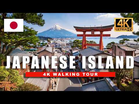 🇯🇵 [4K] Relaxing Japan Walking Tour - Enoshima Island Shrine Village Walk | 4K HDR - 60 fps