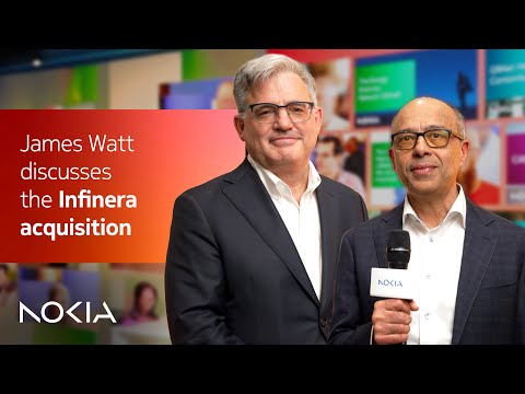 James Watt discusses the Infinera acquisition