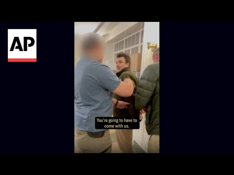 Video shows arrest of Columbia University activist Mahmoud Khalil