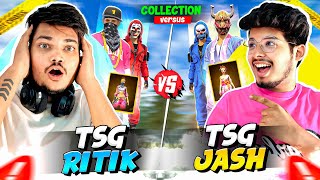 TSG RITIK👿 VS TSG JASH👹 COLLECTION VERSUS SPIN THE WHEEL -GARENA FREE FIRE