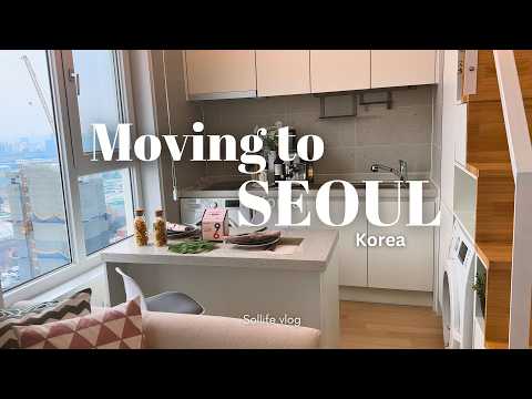 Moving to Seoul Korea | Apartment hunting, 12 House tours, Snowy Days, Cafe hopping | VLOG