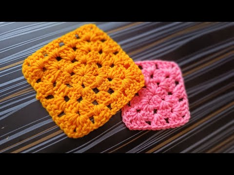 Crochet : Simple Granny Square for Beginners in Tamil