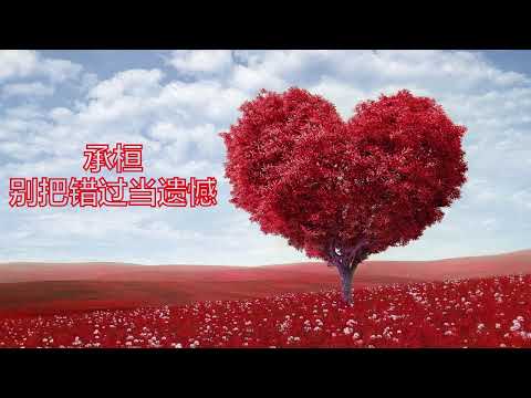 承桓 - 别把错过当遗憾 (歌词版） Cheng Huan - Don't miss it as regret (song Lyrics) Continuous playing version