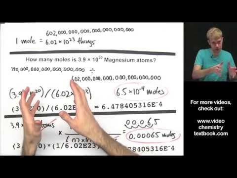 Converting between Moles, Atoms, and Molecules (Part 2)