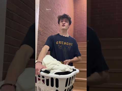 "Was Doing My Laundry And My Roommate Told Me To Do This" dannyheem #shorts #singing #laundry