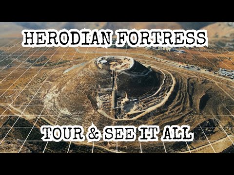 The Majestic Herodian (Herodium) Fortress Palace Tour in Bethlehem! King Herod, Birthplace of Jesus!