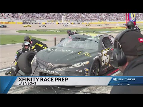 Preparations underway in Las Vegas for Xfinity race