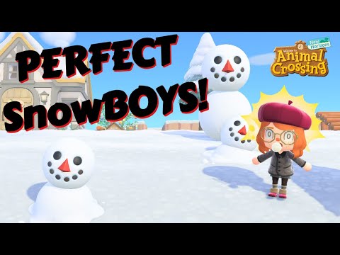 SNOWBOY TIPS AND TRICKS - How to make the perfect snowboy in ACNH!