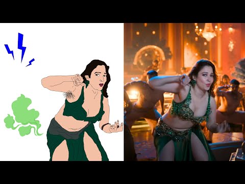 Aaj Ki Raat Song | Stree 2 Song | Tamannaah Bhatia | Rajkummar Rao | Drawing meme | Funny video