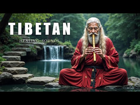 Tibetan Flute To Calm The Mind And Stress | Heals Damage To The Body, Emotional And Physical