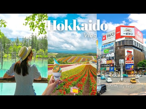 JAPAN TRAVEL VLOG| Summer in Hokkaido | Exploring Sapporo, Otaru, Asahikawa 🌻