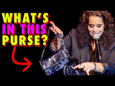 What’s in this sassy man’s purse? | Jessica Kirson Crowd Work