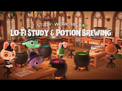 Lo-fi Study & Potion Brewing⚗ 1 Hour Chill Lo-fi to help you focus 🎧 Study Music | Work Aid