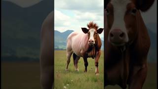 horse + cow #aianimation #animals #animalintelligence #animalmagic #aitransformations #animation