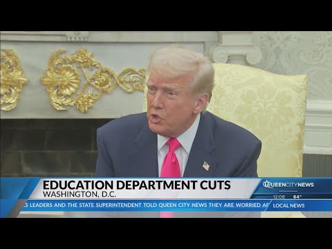 Education Department cuts half its staff as Trump vows to wind the agency down