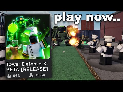 Tower Defense X is released.. | ROBLOX