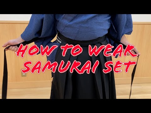 How to wear a samurai costume #samurai #Japan #samuraiexperience